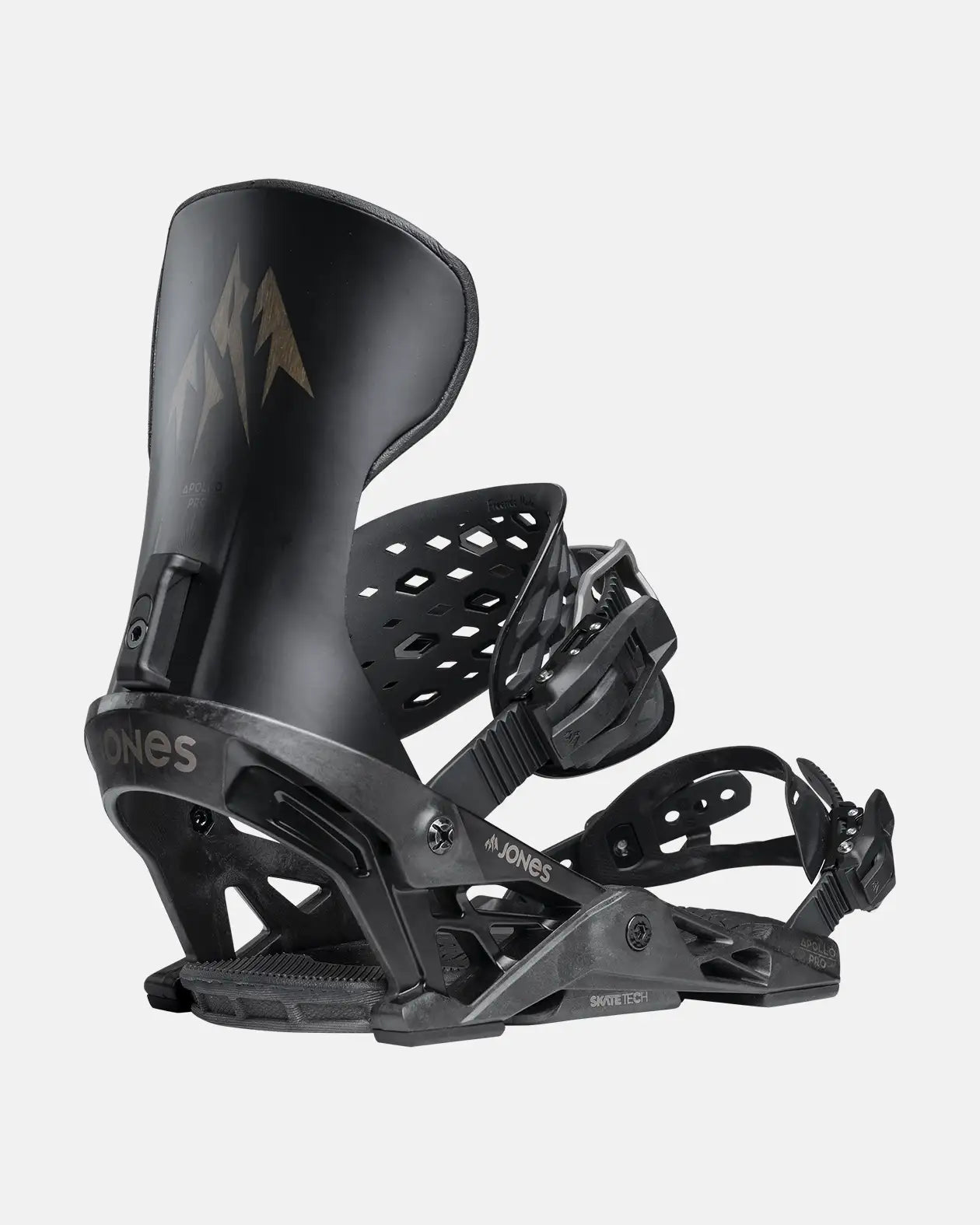 Jones Apollo Pro Snowboard Bindings Stealth Black / L
