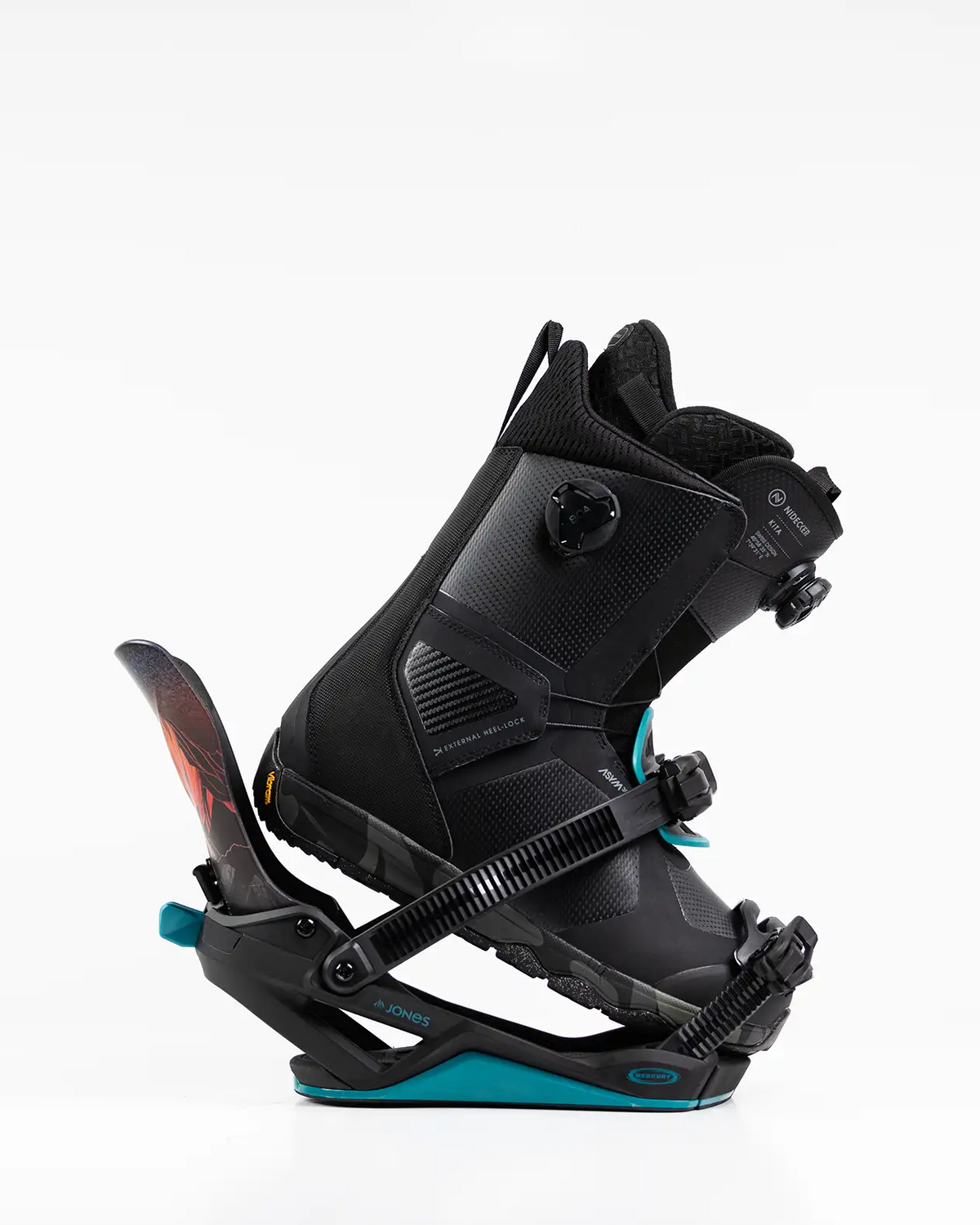 Mercury FASE® Snowboard Binding 2026 | Jones Mercury FASE® Snowboard Binding 2026 Bindings Jones Snowboards High Performance
