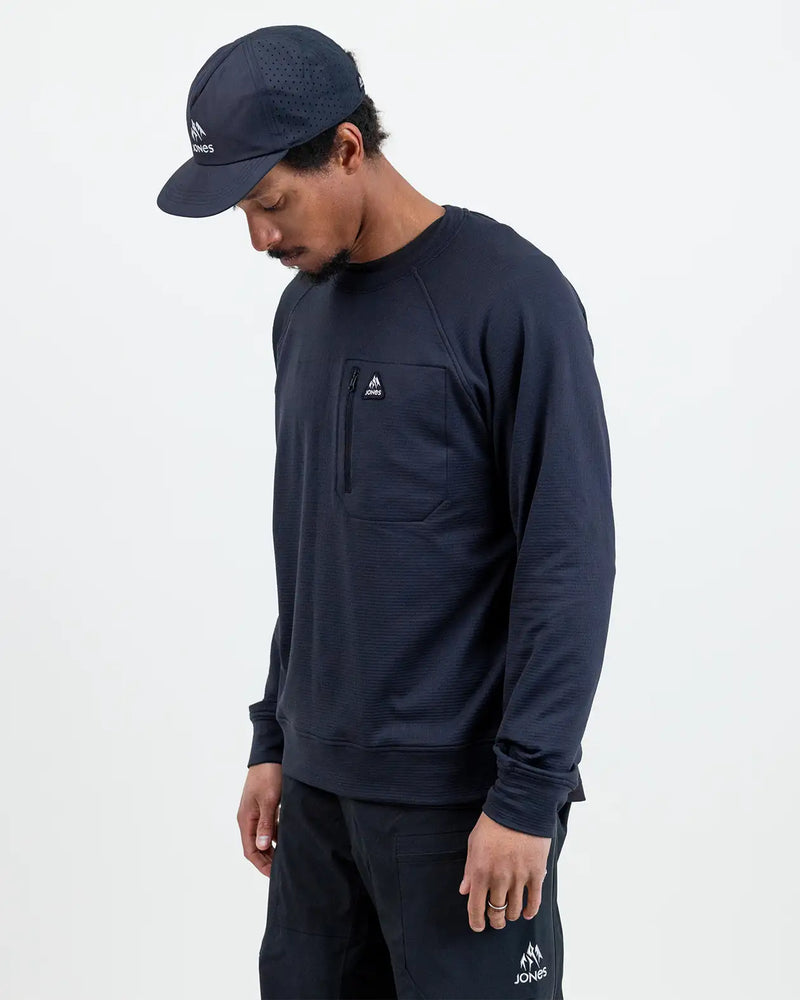 Men’s Flagship Recycled Grid Fleece Crew