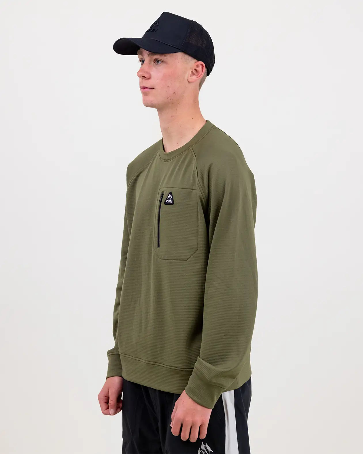 Men’s Flagship Recycled Grid Fleece Crew