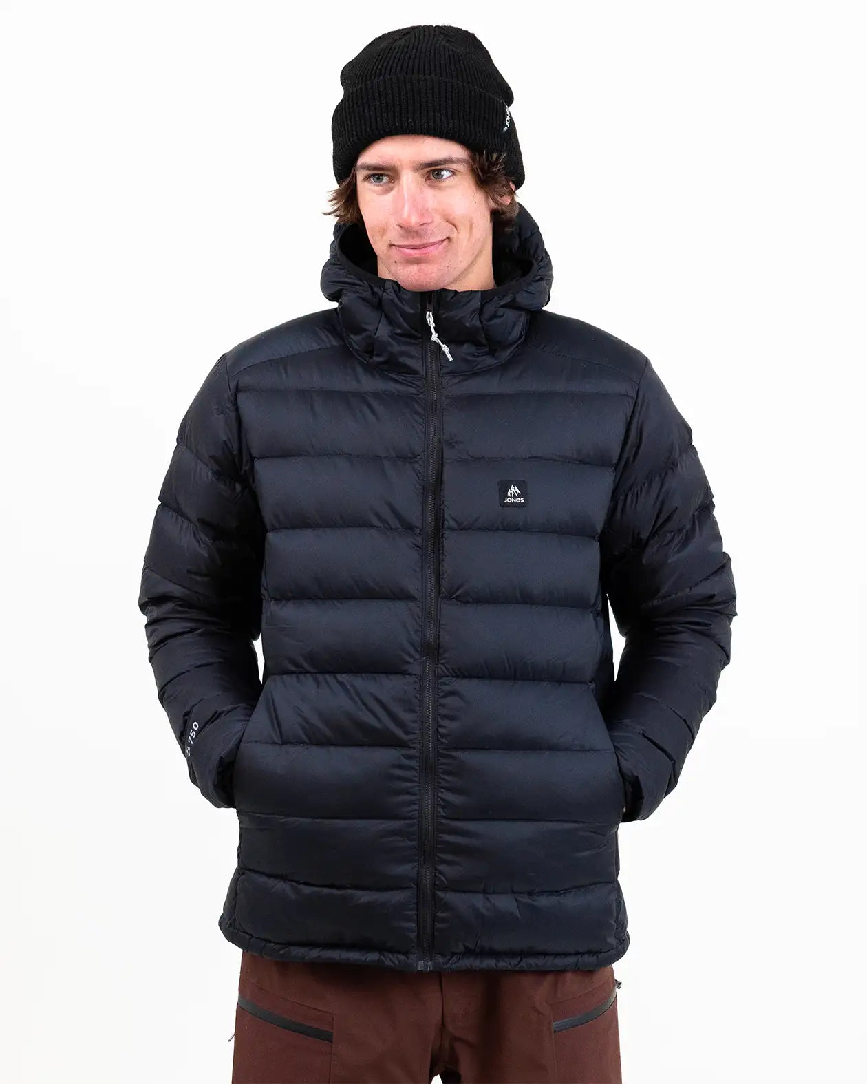 Men’s Re-Up Recycled Down Hoodie | Jones Men’s Re-Up Recycled Down Hoodie Jones Snowboards High Performance 7630949117090 J.26.JKM.RUH.BK.2S.1