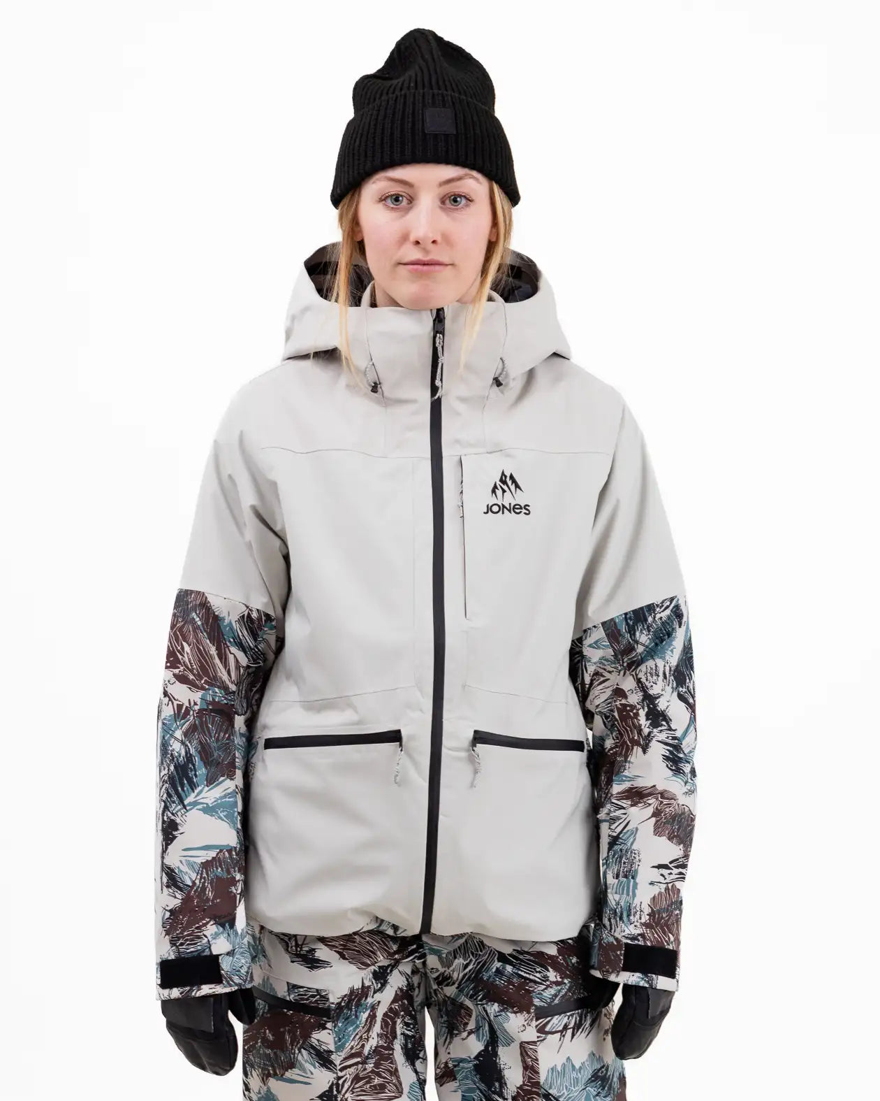 Women’s MTN Surf Recycled Jacket | Jones Women’s MTN Surf Recycled Jacket Jones Snowboards High Performance 7630949118035 J.26.JKW.MTS.GY.1XS.1