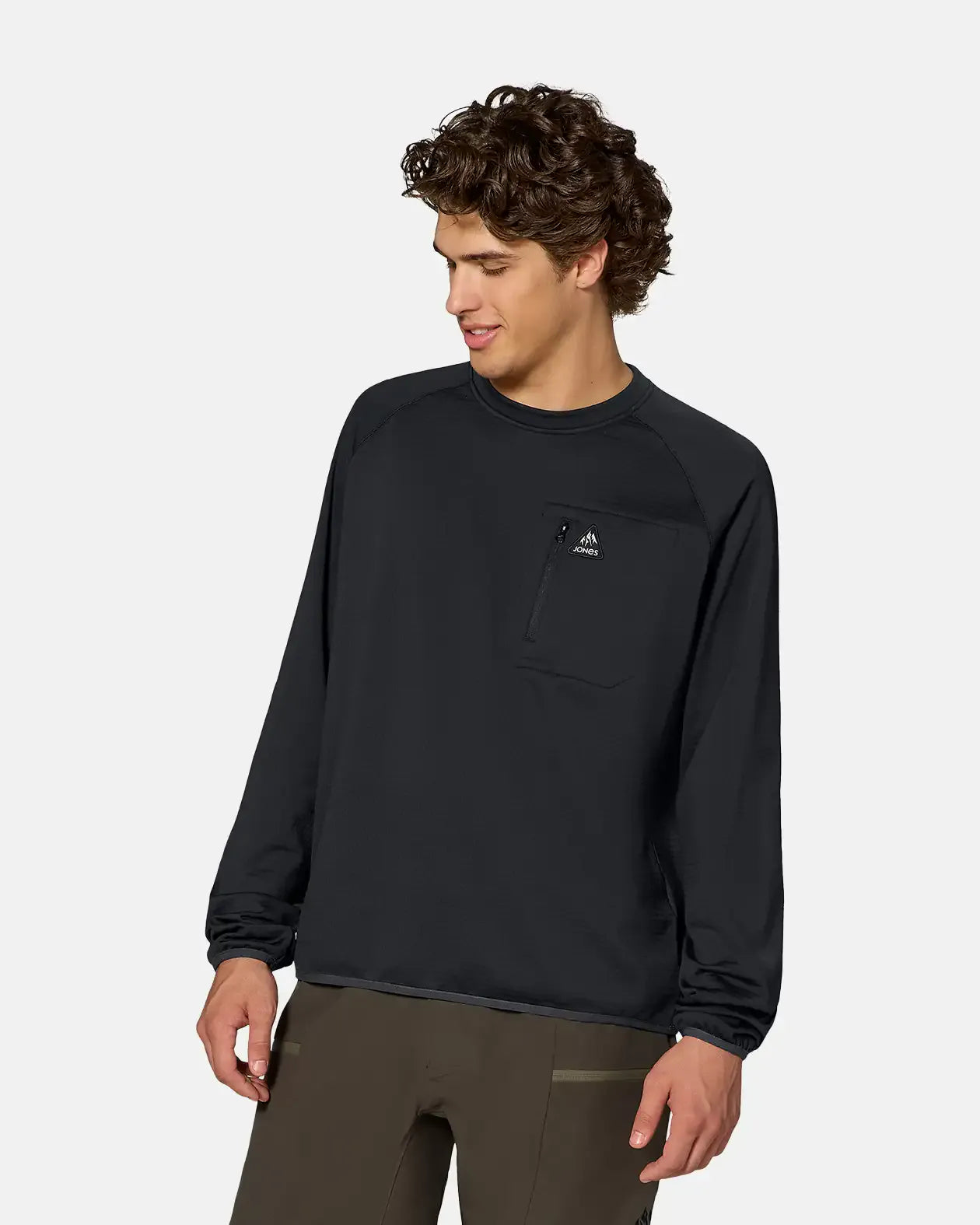 M'S FLAGSHIP GRID FLEECE CREW 2027 M'S FLAGSHIP GRID FLEECE CREW 2027 Apparel Technical Jones Snowboards High Performance 7630961815721 J.27.FEM.FLC.001.2S.1