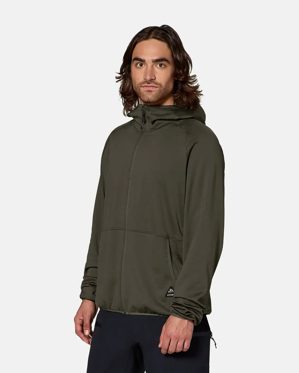 M'S FLAGSHIP GRID FLEECE HOODED JACKET 2027 M'S FLAGSHIP GRID FLEECE HOODED JACKET 2027 Apparel Technical Jones Snowboards High Performance 7630961815561 J.27.FEM.FLH.300.2S.1