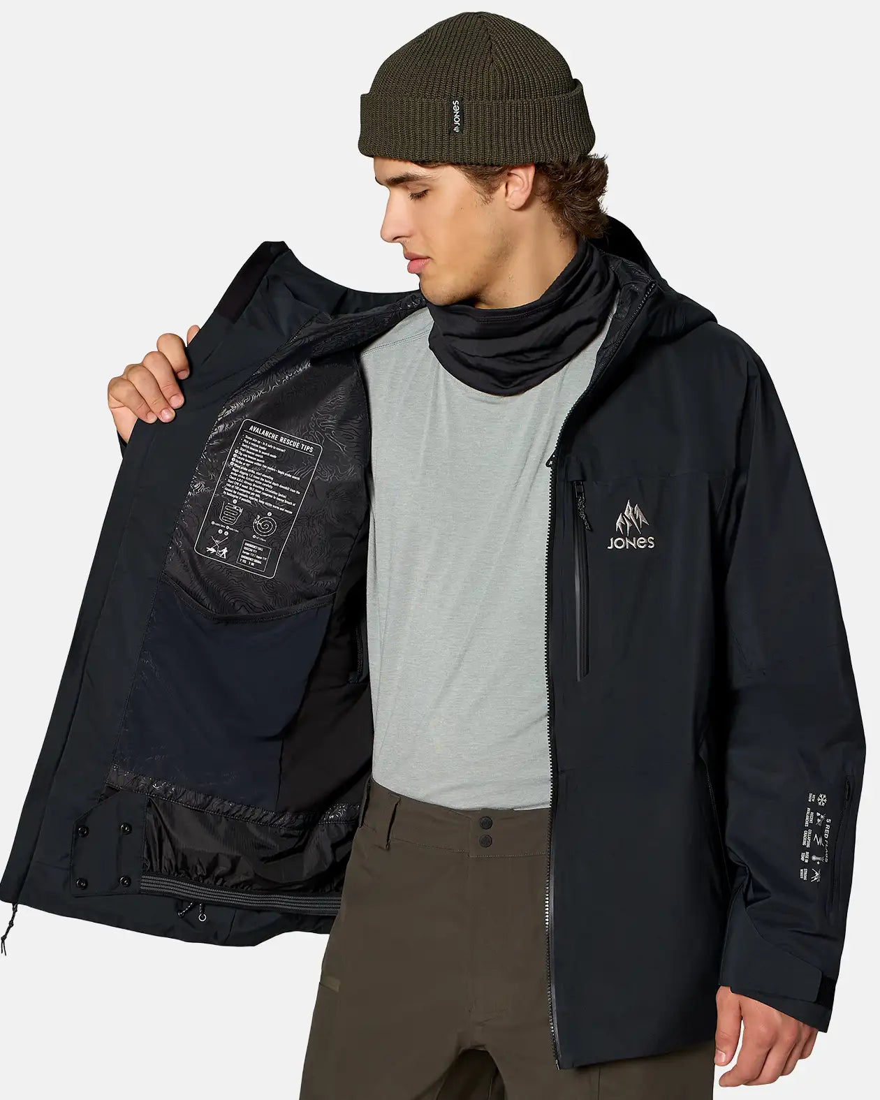 M'S DEEPER GORE-TEX INSULATED JACKET 2027 M'S DEEPER GORE-TEX INSULATED JACKET 2027 Outerwear Jones Snowboards High Performance