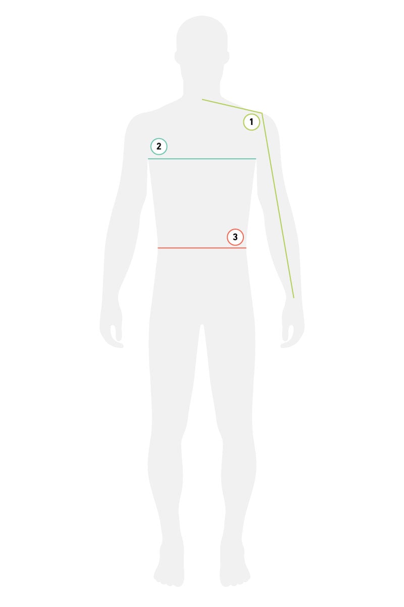 jones body measurements apparel